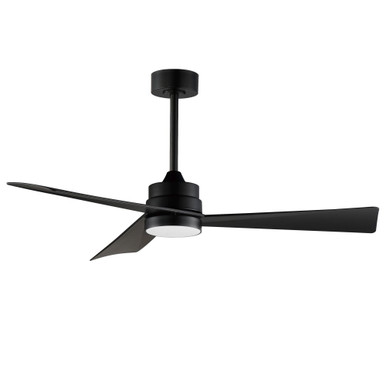 Vortex 3 Blade Outdoor Ceiling Fan with Light Kit 52 Inch Wide by Maxim  - 88847WT