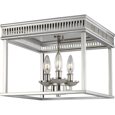 Sean Lavin 3 Light 13 Inch Wide Flush Mount by Visual Comfort Studio - fm521pn