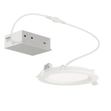 Slim Baffle 10W 1 5CCT LED Flush Mount 1 Inch and 4.75 Inch Wide by Maxim - 67725WTWT