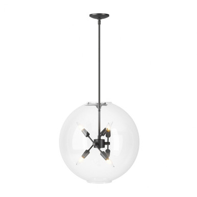 Sfera 6 Light Industrial Large Pendant by Hubbardton Forge - 134410HF