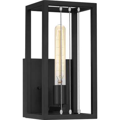 Awendaw 1 Light Outdoor Wall Lantern by Quoizel - AWD8606MBK