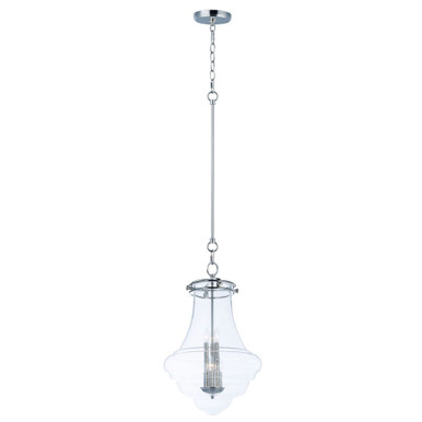 Retro 6 Light Large Pendant by Maxim - 25189CLPN
