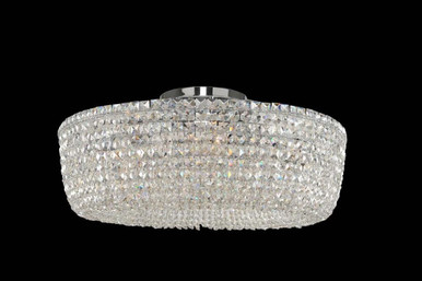 Cessano 8 Light 32 Inch Wide Semi Flush Mount by Allegri - 029442-010-FR001