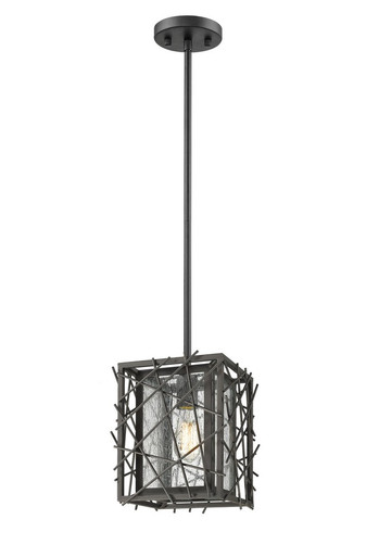 Stanwood 1 Light Small Pendant by Z-Lite - 8000MP-BRZ