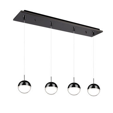 Pluto 34W LED Pendant 6 Inch Tall and 5.13 Inch Wide by Kuzco - MP402801BC-04