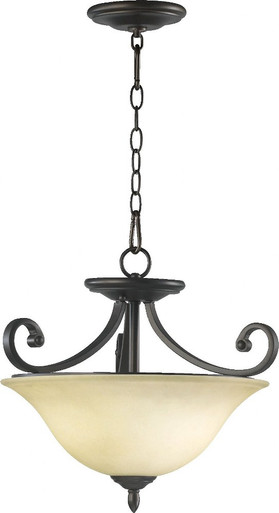 Bryant 3 Light Large Pendant 17.5 Inch Wide by Quorum - 2854-18