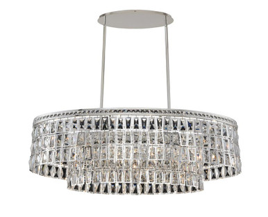 Kasturi 6 Light Medium Island Pendant by Allegri - 033260-014-FR001