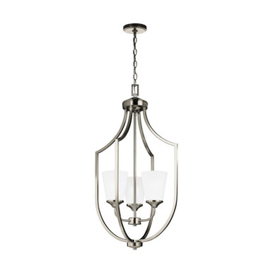Hanford 3 Light Small Foyer Chandelier by Generation Lighting - 5224503