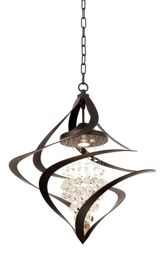 Oxford 1 Light Medium Foyer Chandelier by Kalco - 2700OB