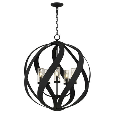 Blacksmith 15W 5 LED Pendant 29.5 Inch Tall and 26 Inch Wide by Quoizel - BMS2826EK