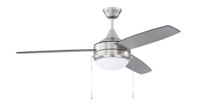 Phaze 52 Inch 3 Blade Ceiling Fan with Light by Craftmade EPHA52BNK3-BNGW - EPHA52BNK3-BNGW