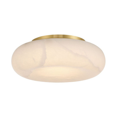 Acme 18W 1 LED Flush Mount 5.5 Inch Tall and 16 Inch Wide by Crystorama - AME-405-AG