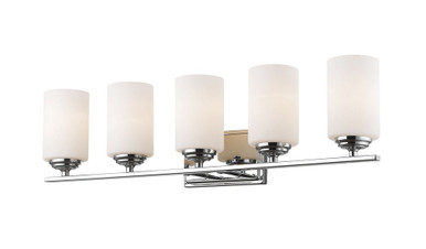 Bordeaux 5 Light Bath Vanity 30.75 Inches by 8.5 Inches High by Z Lite - 435-5V-CH