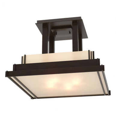 Steppe 4 Light Large Mission Semi Flush Mount by Hubbardton Forge - 123715HF