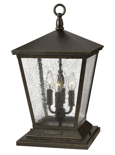 Trellis 4 Light Large Outdoor Pier Mount 11 x 19.75 Inches by Hinkley  - 1437