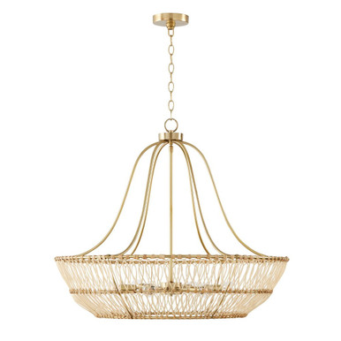 Wren 6 Light Large Chandelier by Capital - 444161MA
