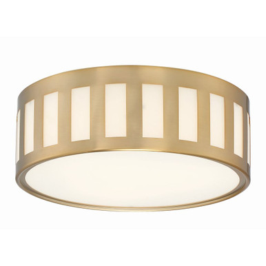 Kendal 3 Light 14 Inch Wide Flush Mount by Crystorama - KEN-2203