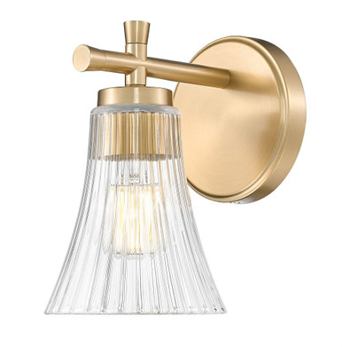 Belle 1 Light Wall Sconce 8.5 Inch Tall and 5.25 Inch Wide by Z Lite - 7519-1S