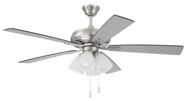Eos Five Blade Ceiling Fan with Light Kit 52 Inch Blade Span by Craftmade - ECF114