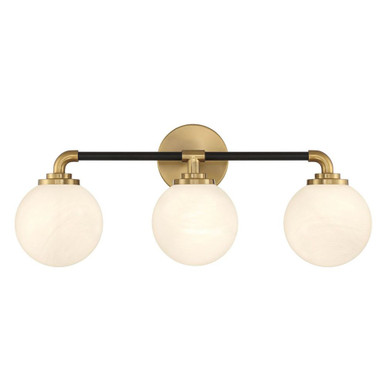 Dresden 3 Light Bath Vanity 10 Inch Tall and 24 Inch Wide by Savoy House - L8-9604-3-143