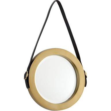 Venster Round Mirror 1.25 Inch Tall and 12 Inch Wide by Cyan - 10715
