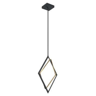 Darski 1 LED Light Large Pendant by Elan - 84310MBK