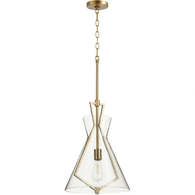 1 Light Medium Pendant 20 Inch Tall by Quorum - 8426-69