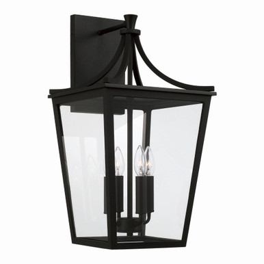 Adair 4 Light Outdoor Wall Lantern by Capital - 947941BK