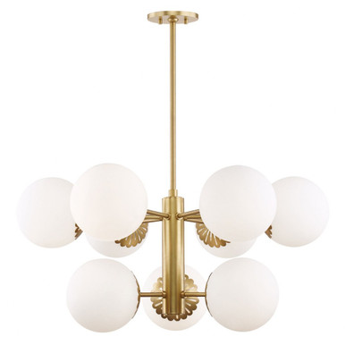 Paige 9 Light Large 2 Tier Chandelier by Mitzi - H193809
