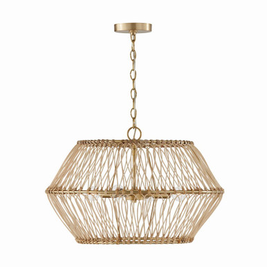 Wren 4 Light Large Pendant 24.25 Inch Wide by Capital - 344142MA