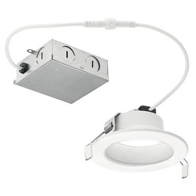 Direct To Ceiling 13W Led Round Recessed Downlight 2x5.25 Inch by Kichler - DLRC04R2790WHT