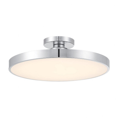 Thayer 50W 1 LED Semi Flush Mount 6 Inch Tall X 20 Inch Wide by Savoy House - 6-2969-1
