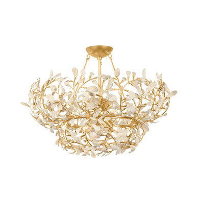 Maybrook 6 Light Chandelier 16 Inch Tall and 28 Inch Wide by Hudson Valley - 4456-VGL