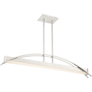 Sabre 1 LED Light Oversized Linear Pendant by Quoizel - PCSE138BN