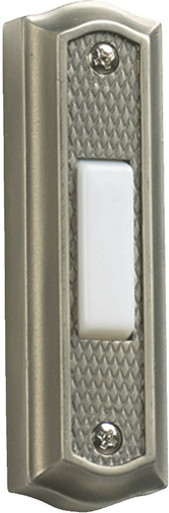 Zinc Door Chime Button 3.5 Inch Tall and 1 Inch Wide by Quorum 7-301-92 - 7-301-92