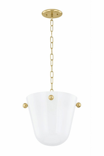 Rima 1 Light Medium Pendant by Mitzi - H923701-AGB