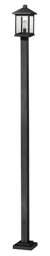 Portland 1 Light Outdoor Post Mount Lantern 9.5 x 112 Inches by Z-Lite - 531P-L