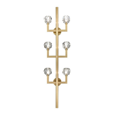 Parisian Six Light Wall Sconce 60 Inch Tall by Zeev - WS70039-6-AGB