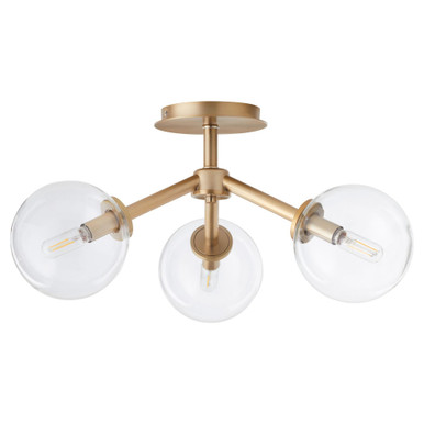 Rovi 3 Light 21 Inch Wide Flush Mount by Quorum - 3132-21-80