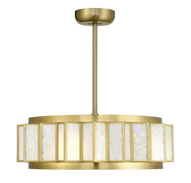 Gideon 24W 4 LED Fandelier In Modern Style 28 Inches Wide by Savoy House - 28-FD-690-322