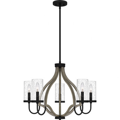 Cornelia 5 Light Medium Chandelier by Quoizel - CNE5026MBK