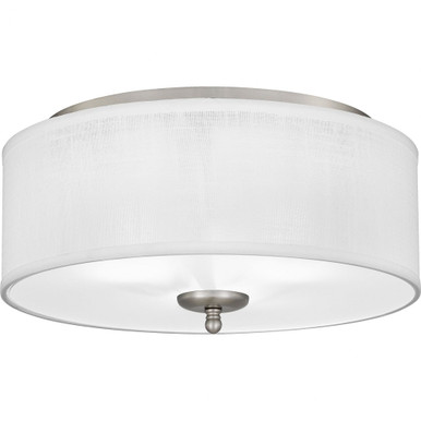 Blanche 3 Light 16 Inch Wide Flush Mount by Quoizel BLA1616BN - BLA1616BN