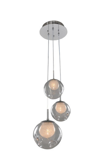 Meteor 3 Light Small Pendant by Kalco - 309540
