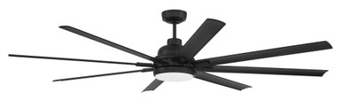 Rush 8 Blade Ceiling Fan with Light Kit 72 Inch Wide by Craftmade - RSH72FB8-NWF