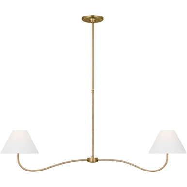 Laguna 2 Light Large Linear Chandelier by Visual Comfort Studio - CC1712BBS
