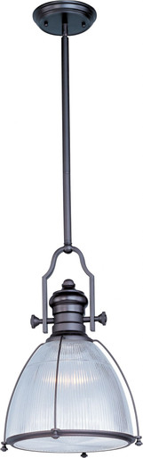 Hi Bay OneLight Medium Pendant 20.25 Inch Tall by Maxim - 25003CLBZ
