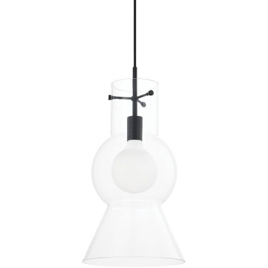 Mirabel 1 Light Small Pendant 21.25 Inch Tall by Mitzi - H702701L-SBK