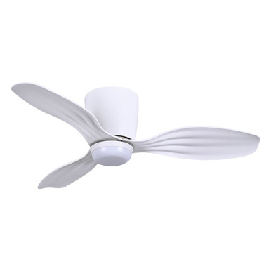 Ventiara 3 Blade Flush CeilingFan with Light Kit 36 Inch Wide by Minka Aire - F693L
