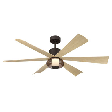 Veyra 6 Blade Ceiling Fan with Light Kit 18.25 X 56 Inch Wide by Minka Aire - F761L