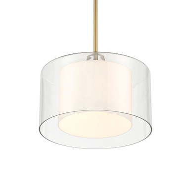 Seville 1 Light Convertible Pendant 10 X 12.75 Inch Wide by Minka Lavery - 2066-732